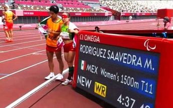 Récord Mundial conseguido por Mónica Rodríguez en Tokio 2020 / Cortesía