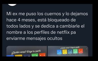 Joven exhibe a su ex novio que le habla por Netflix