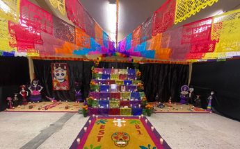 Altar de Xavier López "Chabelo" en secundaria de Monterrey | Pamela Villanueva