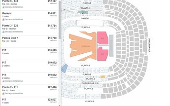 Costo de boletos en reventa para Bad Bunny /Captura de pantalla
