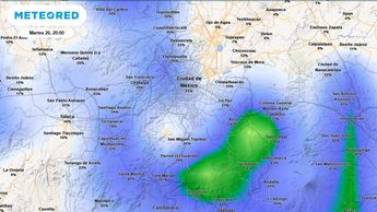 Probabilidad de lluvia en CdMx hoy 26 de agosto | Meteored