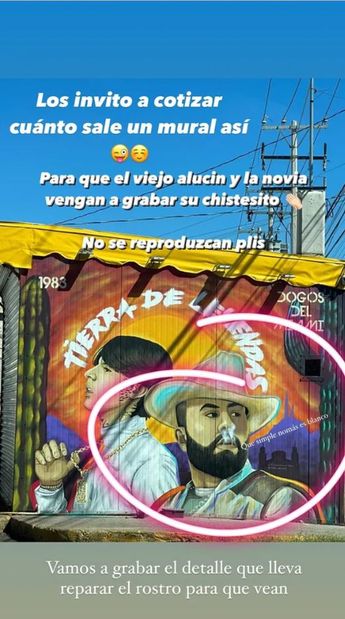 Vandalizan mural de Carin León en Hermosillo, Sonora.