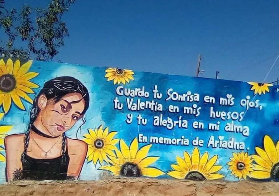 Ariadna Fernanda es inmortalizada en un mural en Baja California