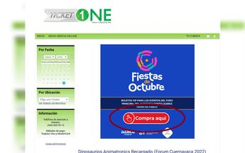 Fiestas de Octubre, compra de boletos