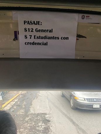 Los usuarios se enteraron del aumento al pasaje una vez que estaban a bordo de la unidad / Especial