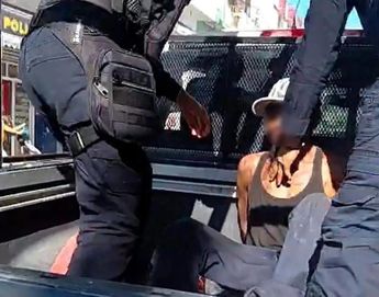 Policía Municipal de Izúcar de Matamoros logró asegurar al presunto agresor de Homero / Ayuntamiento de Izúcar
