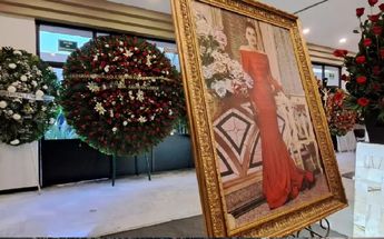 La Gilbertona recibió diversos arreglos florales en su funeral / Manuel Aceves.