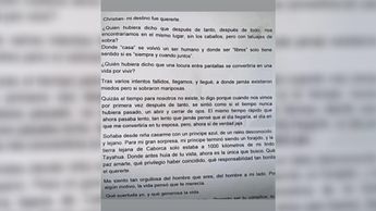 Carta marital de Ángela Aguilar a Christian Nodal / Cortesía
