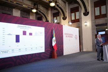 López Obrador informó que el país creció 0.7 por ciento. | Cortesía
