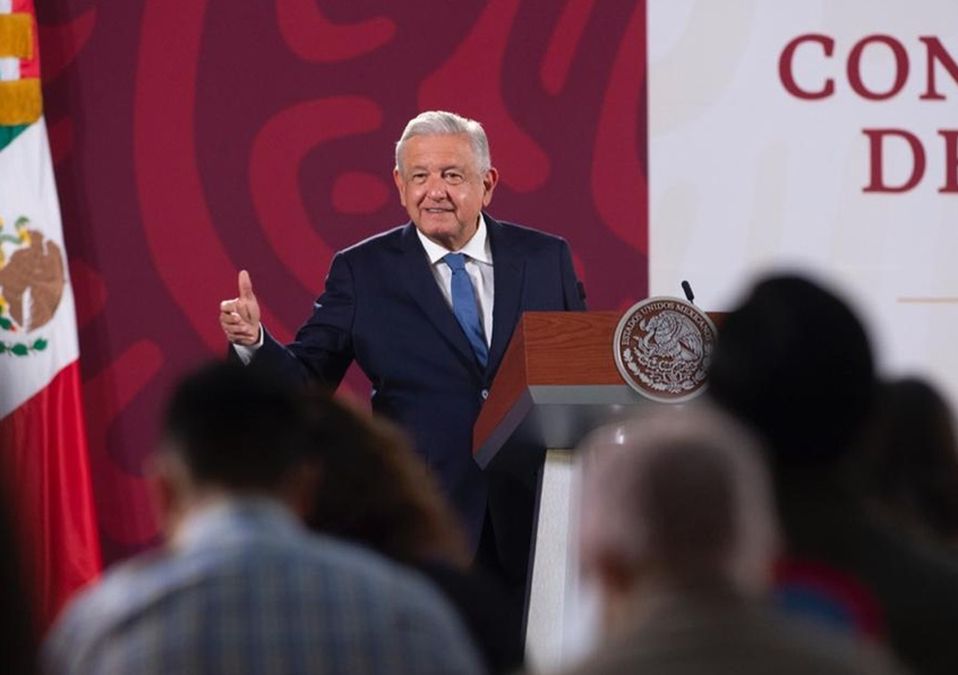 AMLO en La Mañanera. | Presidencia