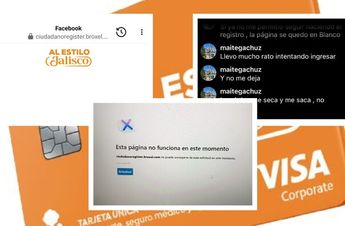 Usuarios expresaron su descontento con el funcionamiento de la plataforma. | Imágenes extraídas de comentarios en 'Gobierno de Jalisco' vía Facebook.
