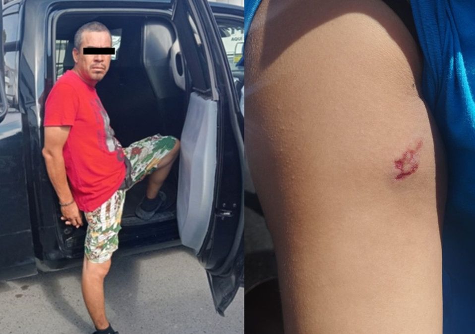 El hombre fue detenido y trasladado a las instalaciones de la Policía de Monterrey. | Especial