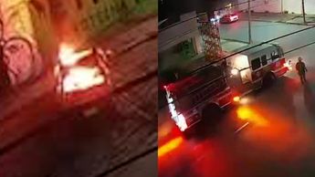 Atrapan a presunto responsable de incendiar autos en el Centro de Torreón; cámaras del C2 lo delataron