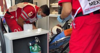 El hombre fue trasladado a la unidad hospitalaria del parque Morelos para su revisión | Juan Carlos Munguía