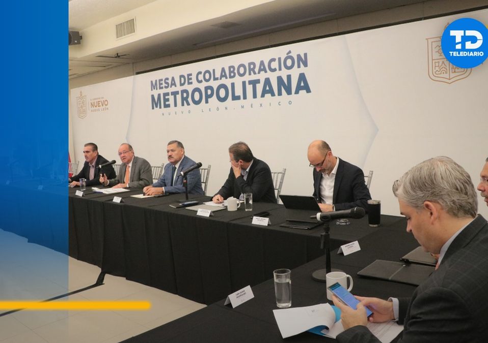 Alcaldes de la Mesa Metropolitana de Nuevo León. / Leonel Rocha