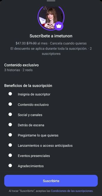 Esto incluye el contenido exclusivo de Imelda Tuñón