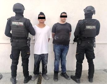 Dos hombres más detenidos durante los operativos de Fuerza Civil y la Agencia Estatal de Investigaciones. | Cortesía