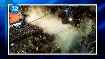 Manifestantes se enfrentan con policías por la reforma al Poder Judicial / Telediario