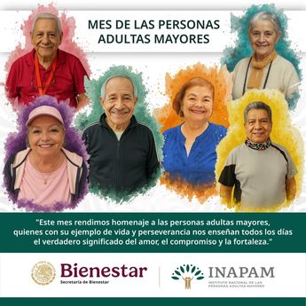 INAPAM reconoce la labor de los adultos mayores en sociedad | X @INAPAM