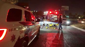 La mujer fue trasladada al hospital. | Especial
