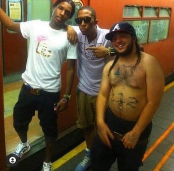 A$ap Mob en el Metro de la Ciudad de México / Especial