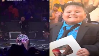 Iker, el niño millonario, canta con Carlos Rivera en Monterrey