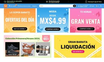 Temu cuenta con varias formas de pago