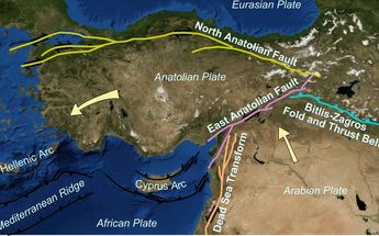 Fallas de Anatolia Oriental / Wikipedia