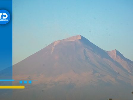 Actividad del volcán Popocatépetl hoy 24 de abril / Agencia Es Imagen