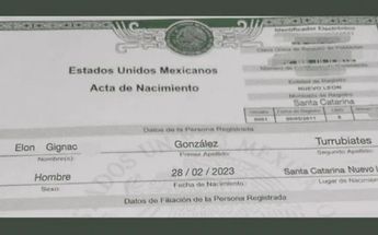 Supuesto menor registrado como Elon Gignac /Captura de pantalla