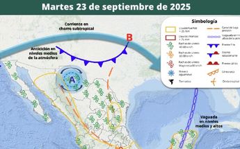 Clima del martes 23 de septiembre en México