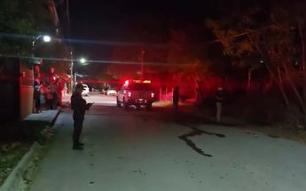 Movilización policiaca de autoridades en Montemorelos, Nuevo León. | Cortesía