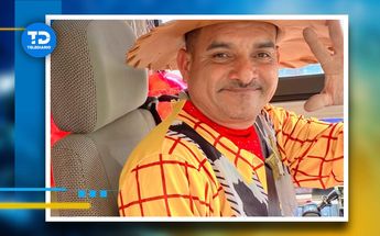 El conductor de la Ruta 38 vestido de Woody | Especial