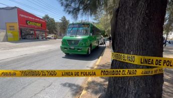 Camión con el que se impactó la víctima / Juan Carlos Munguía