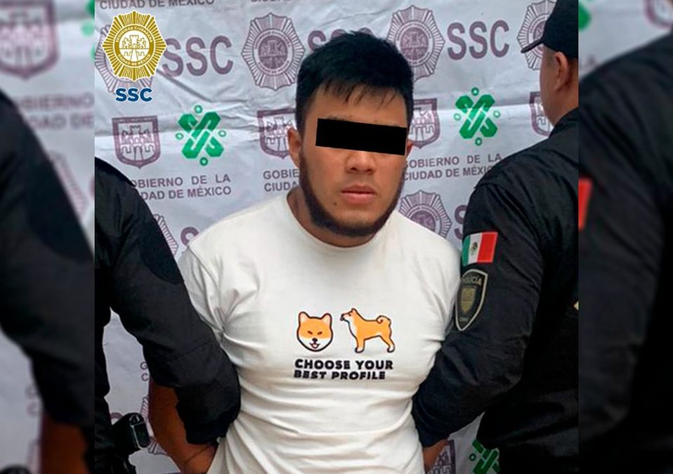 'El Bola' presuntamente asaltó a una mujer / SSC.