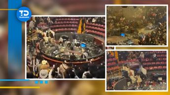 Los asistentes rompieron los instrumentos y agredieron al staff de Luis R. Conriquez | Especial