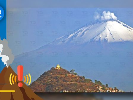 Actividad del Popocatépetl 23 de julio de 2024 / Andrés Lobato