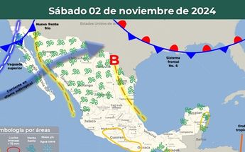 Clima en México 2 noviembre 2024