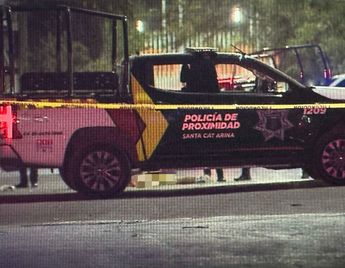La Policía de Proximidad de Santa Catarina fue una de las autoridades que atendieron el hecho. | Cortesía