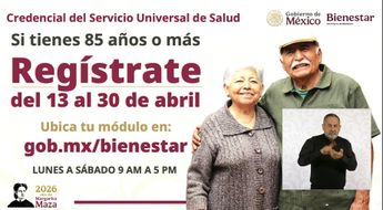 El registro estará abierto durante todo el mes de abril. | Gobierno de México