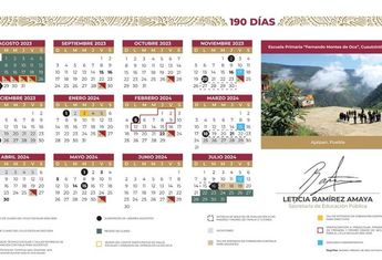 Calendario escolar 2023 2024