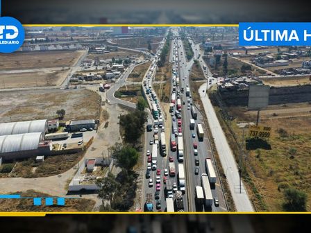 La autopista México-Puebla es transitada por miles de vehículos al día / Es Imagen