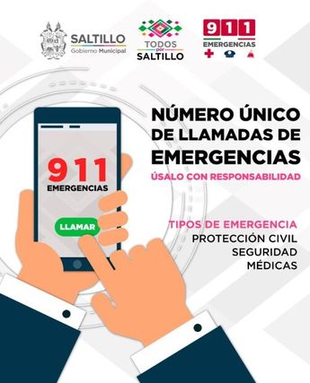 Mediante la aplicación 911 puedes reportar situaciones de emergencia o peligro.