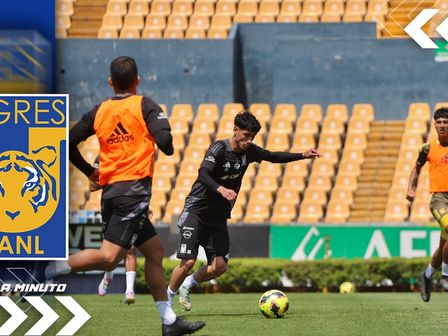 Los Tigres vivieron una sesión de recuperación en la última jornada / @TigresOficial
