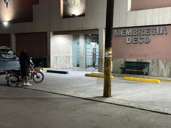 El cuerpo de Jesús Ernesto Carmona fue velado en una funeraria de la zona norte de Monterrey. | Miranda Arias