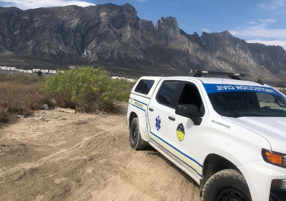 Hallan cuerpo de un hombre envuelto en sábana en García / Cortesía