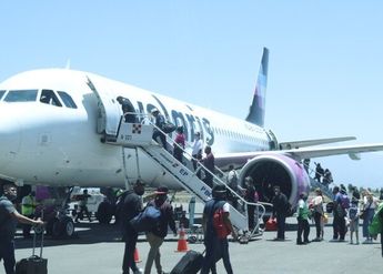 El Aeropuerto Hermanos Serdán en Puebla suspendió vuelos por la caída de ceniza del Popocatépetl | Agencia Es Imagen