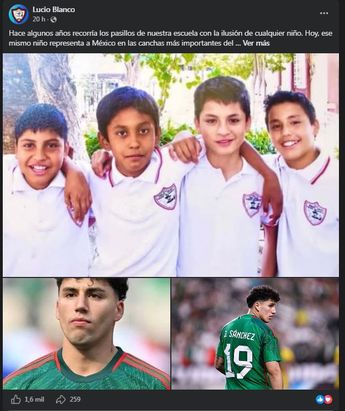 La Escuela Primaria Gral. Lucio Blanco fue la institución que vio dar sus primeros pasos al deportista.