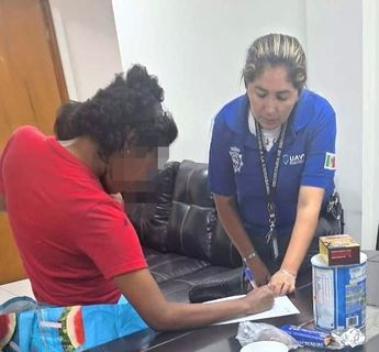 La mujer ecuatoriana fue localizada por elementos de la Policía de Monterrey. | Cortesía