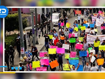 Los transportistas descartaron bloqueos pero avanzarán por vialidades principales del Estado de México rumbo al Zócalo capitalino | Cuartoscuro